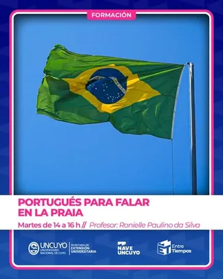 TALLERES NAVE UNCUYO 2026 IDIOMA PORTUGUES PARA FALAR EN LA PRAIA Prof. Ronielle da Silva