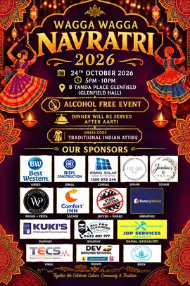 Wagga Gujarati buissnes group navratri