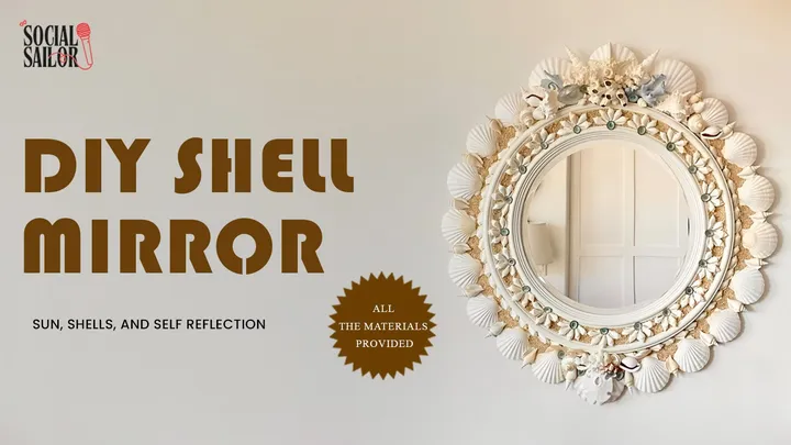 DIY Shell Mirror - Mysuru