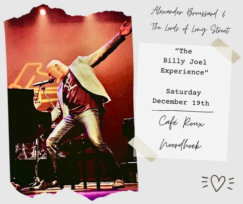 Alexander Broussard & The Lords of Long Street present: The Billy Joel Experience - A Golden Circle Concert