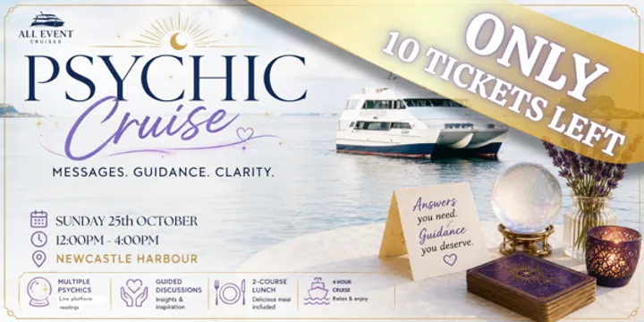 Psychic & Mediumship Lunch Cruise | Lady D & Scott William | Newcastle
