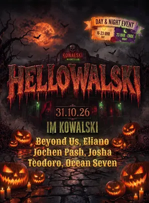 HELLOWALSKI 2026 • Day & Night Halloween im Kowalski Stuttgart