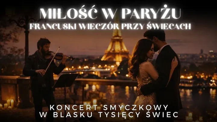 Koncert przy świecach – Miłość w Paryżu. Francuski wieczór przy świecach
