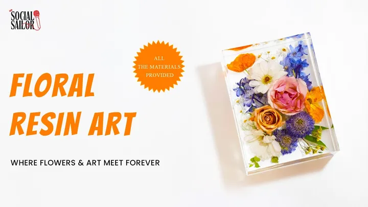 Floral Resin Art Date - Bangalore