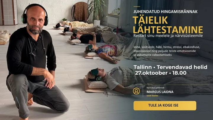 Täielik Lähtestamine - 9D Breathwork hingamisrännak Margusega ( Tallinn)