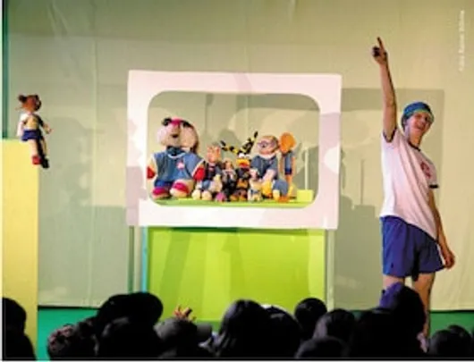 SPIELKORB Kindertheater - Vollpfosten