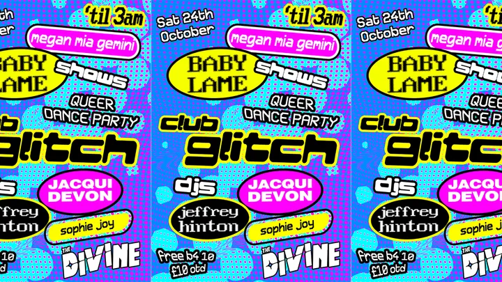 CLUB GLITCH - 2-FLOOR QUEER DANCE PARTY