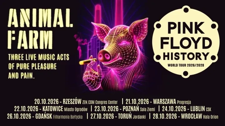 Pink Floyd History: Animal Farm World Tour 2026