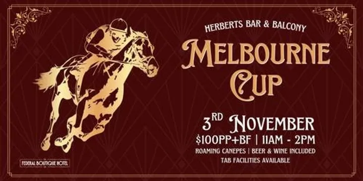 MELBOURNE CUP IN HERBERT’S 🥂🏇