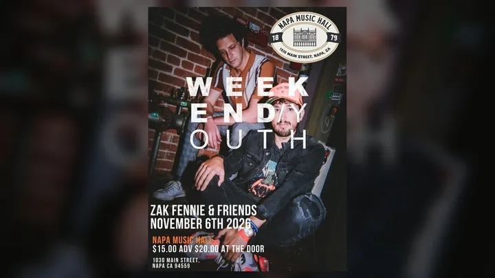 Weekend Youth with Top Secret Robot Alliance and Zak Fennie & Friends
