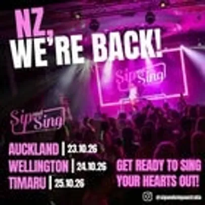 SIP AND SING NEW ZEALAND