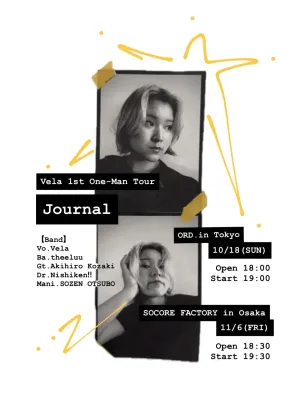 【大阪公演】Vela 1st One-Man Tour「Journal」