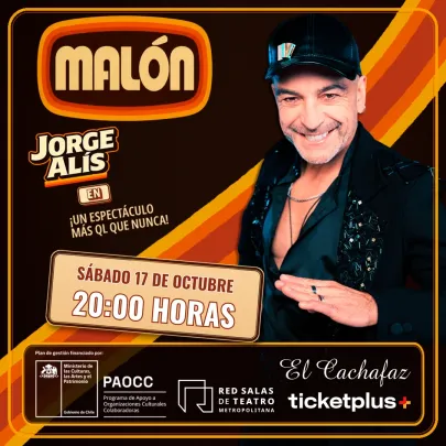 Jorge Alís-MALON - Sábado 17 Octubre 20 hrs