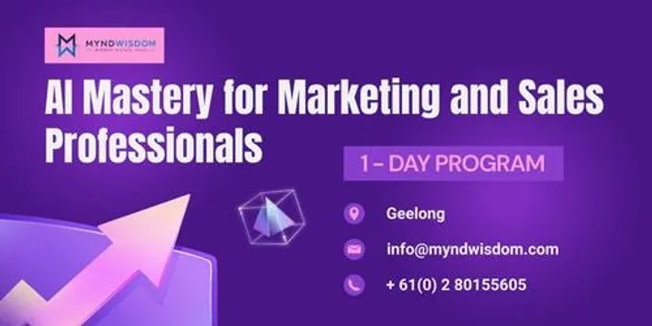 AI Mastery for Marketing and Sales Professionals | 1 Day Workshop in Geelong