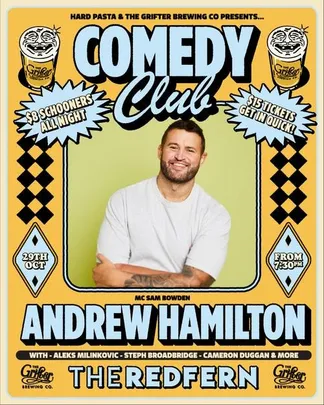ANDREW HAMILTON  AT THE GRIFTER COMEDY CLUB