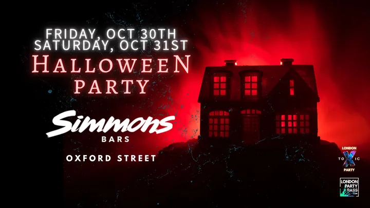 Halloween - London Toxic Party - Simmons Bar Oxford Street - Friday