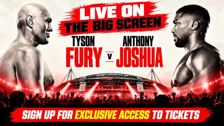 Fury vs Joshua - Live on the big screen