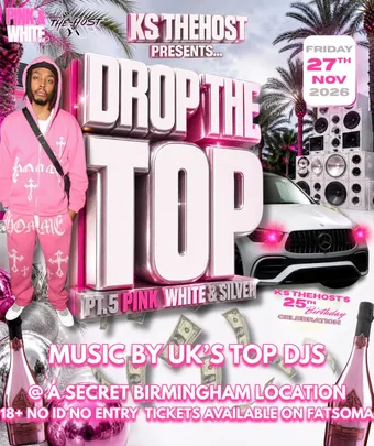 DROP THE TOP PT 5 Pink & White & Silver - KS TheHost’s Birthday Celebration
