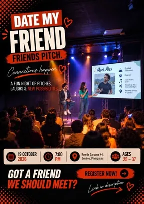 Date My Friend | Ages 25-37 - In English