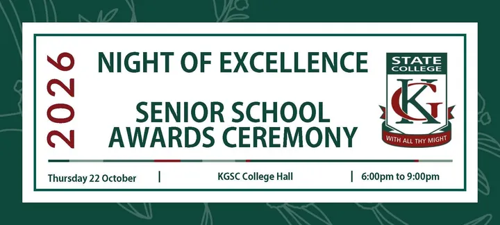 KGSC | 2026 Senior School Awards