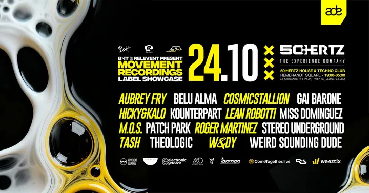 Movement Recordings ADE XXX Showcase