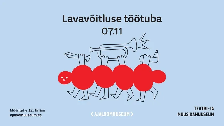 Kuidas mängida?Lavavõitluse töötuba näitusel "Tahan mängida!"