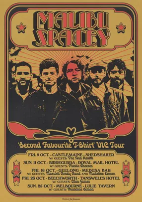 Malibu Spacey - Second Favourite T-Shirt Tour - Medusa Bar