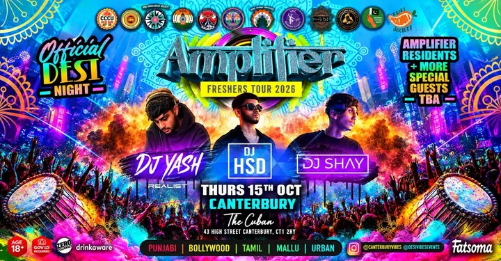 AMPLIFIER FRESHERS TOUR 2026 : CANTERBURY