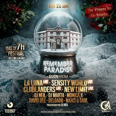 Remember Paradise - 26 Diciembre 2026