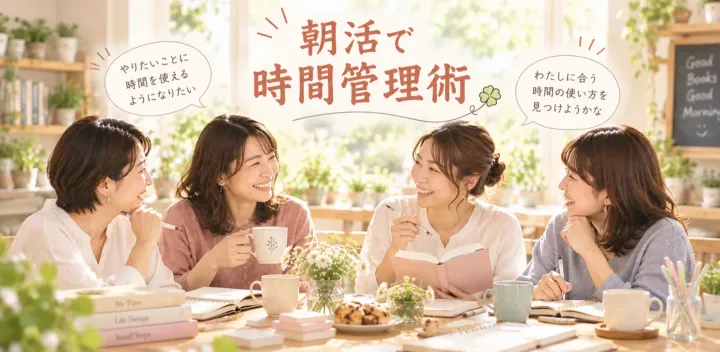 【女性限定】朝活で時間管理術