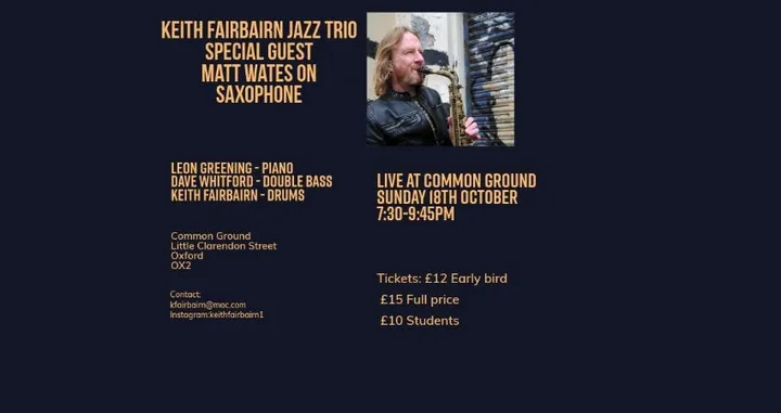 Keith Fairbairn Jazz Trio