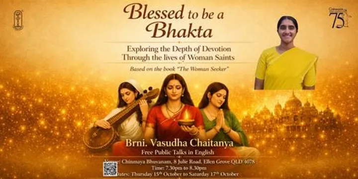 Free Public Talks Blessed to be a Bhakta