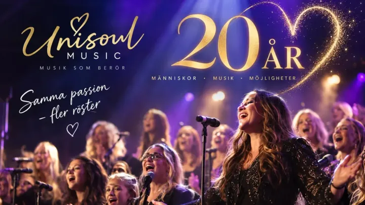 Änglarna i rummet – de 20 första åren med Unisoul Vocal Choir