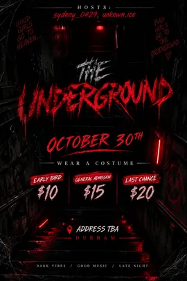 The Underground Durham Ontario Canada Underground