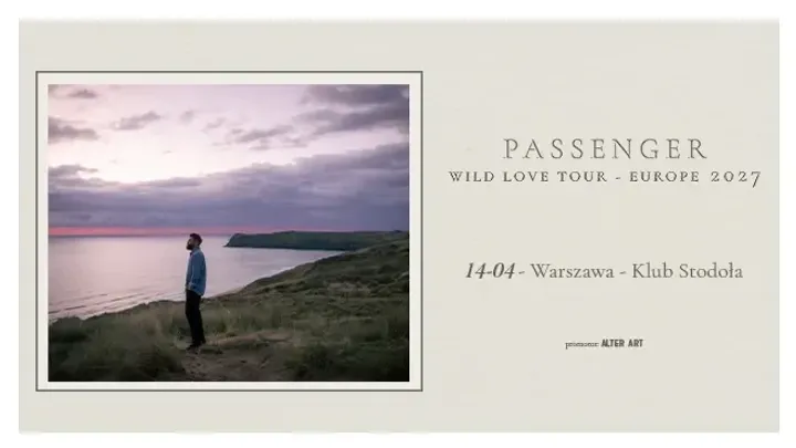 Passenger - Wild Love Tour - Europe 2027