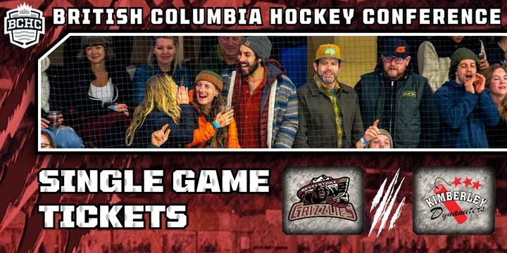 Revelstoke Grizzlies vs. Kimberley Dynamiters