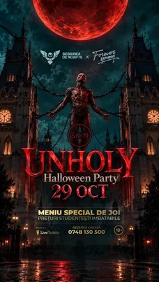 UNHOLY / Halloween Party @ SKIN, Iasi
