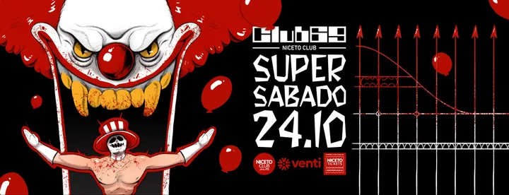 Club 69 | 24 OCT en Niceto Club (+18 años)