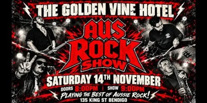 The Aus Rock Show Live at The Golden Vine Hotel Bendigo