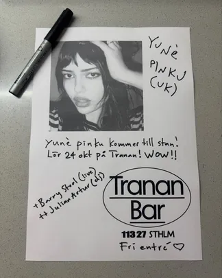 Yuné Pinku at Tranans Bar