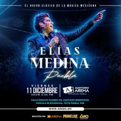 Elías Medina en Puebla