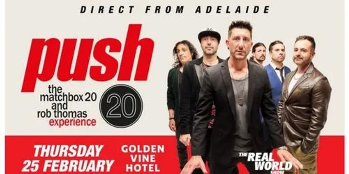 PUSH The Matchbox 20 & Rob Thomas Experience Live at The Golden Vine Hotel Bendigo