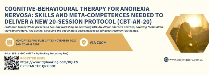 Cognitive Behavioural Therapy for Anorexia Nervosa CBT-AN20