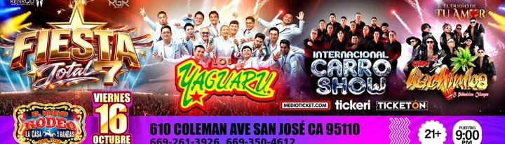 LOS YAGUARU, INTERNACIONAL CARRO SHOW & MAS