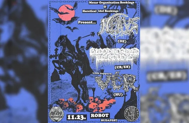 NEKUS (DE) - BLOODSOAKED NECROVOID (CR/ES) - VÉR A ROBOTBAN!