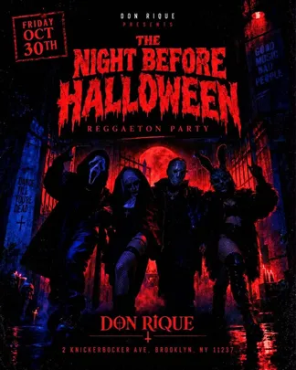 The Night Before Halloween Reggaeton Party