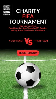 Charity Fifa Tournament at KSBH!