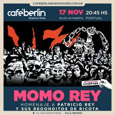 Momo Rey en Café Berlín