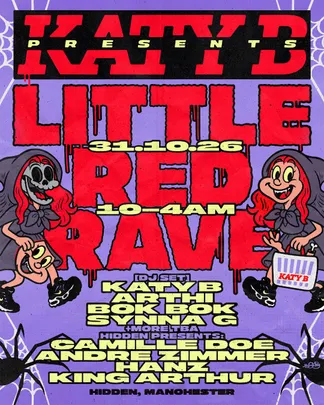 Katy B presents: Little Red Rave: Arthi, Bok Bok, Andre Zimmer
