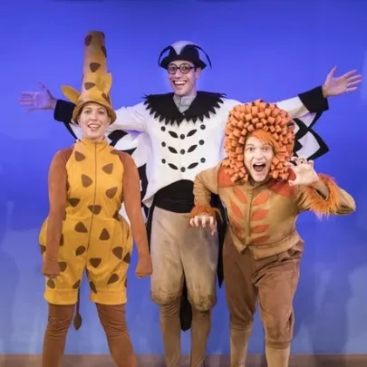 האריה הרעמתן והג'ירפה גם